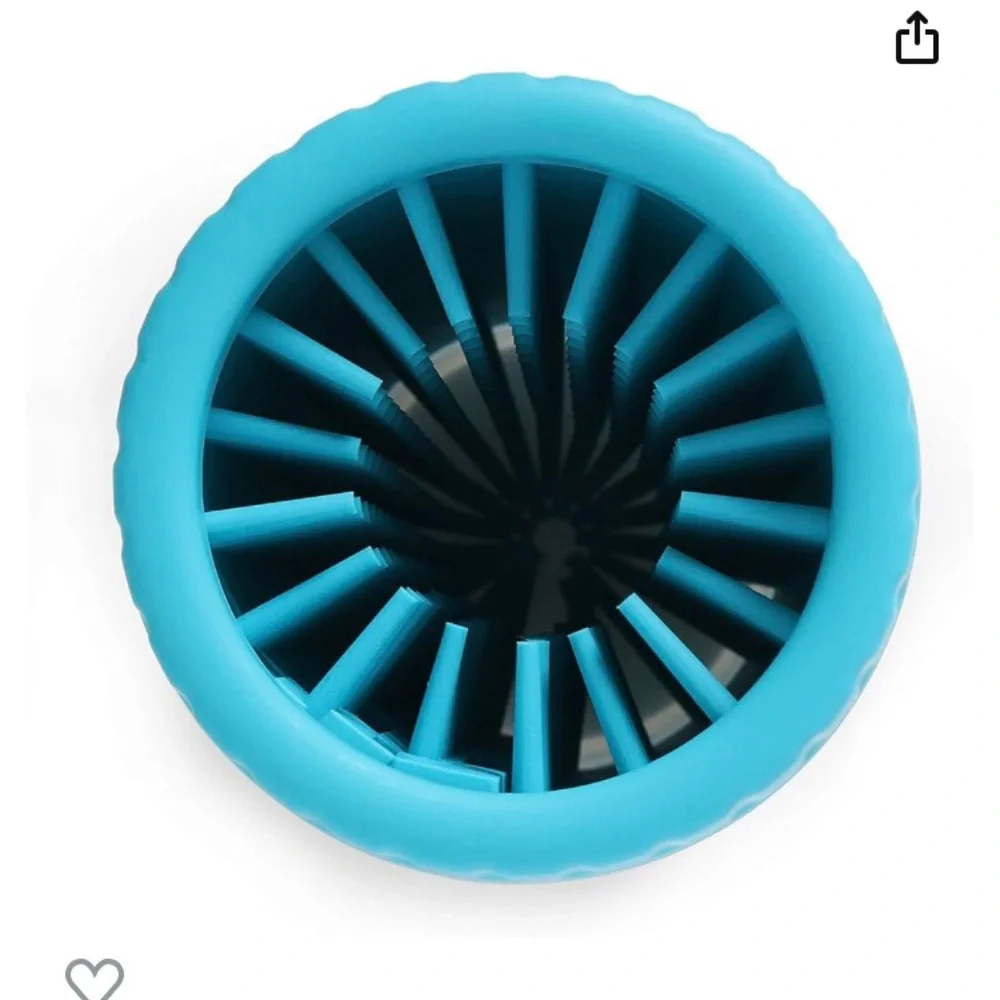 Dog Paw Cleaner “Mudbuster” size in Medium (blue)